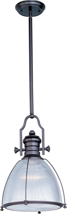 Maxim 25003CLBZ One Light Pendant, Bronze