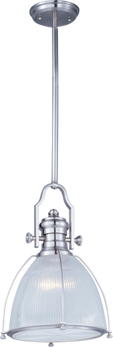 Maxim 25003CLSN One Light Pendant, Satin Nickel