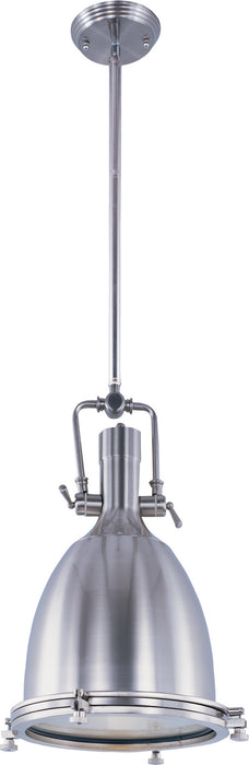 Maxim 25104FTSN One Light Pendant, Satin Nickel