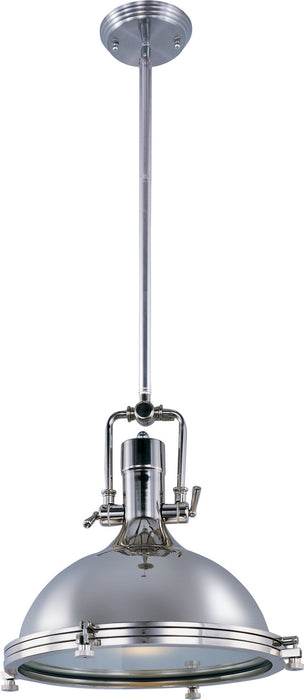 Maxim 25109FTPN One Light Pendant, Polished Nickel