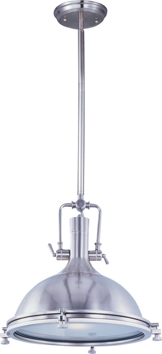 Maxim 25109FTSN One Light Pendant, Satin Nickel