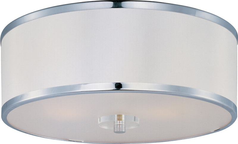 Maxim 39821BCWTPC Three Light Semi-Flush Mount, Polished Chrome
