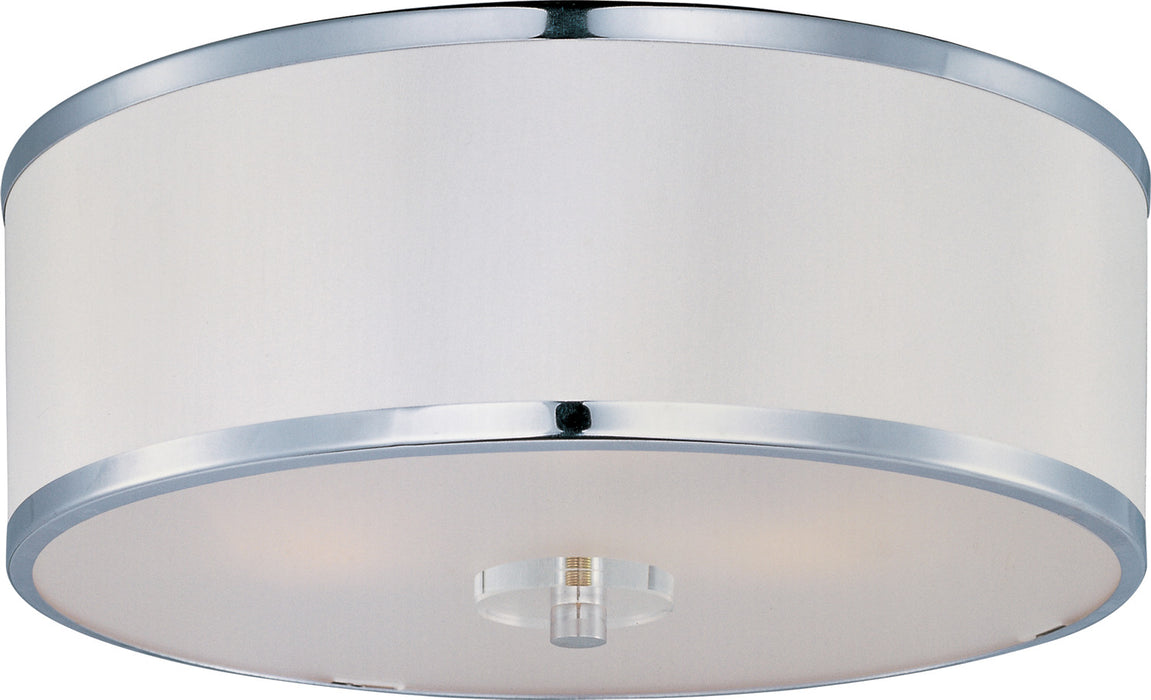 Maxim 39821BCWTPC Three Light Semi-Flush Mount, Polished Chrome