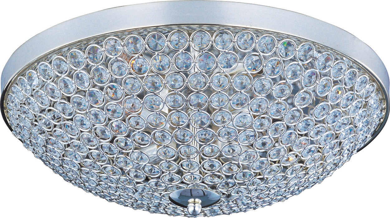 Maxim 39871BCPS LED Flush Mount, Plated Silver