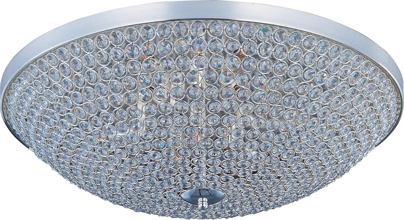 Maxim 39872BCPS LED Flush Mount, Plated Silver