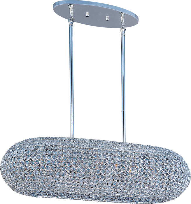 Maxim 39880BCPS Ten Light Pendant, Plated Silver