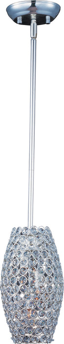 Maxim 39882BCPS Three Light Pendant, Plated Silver
