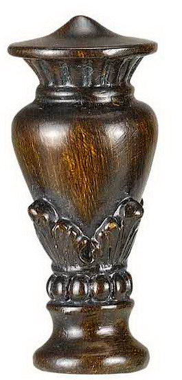 Cal Lighting FA-5001B Finial, Medium wood