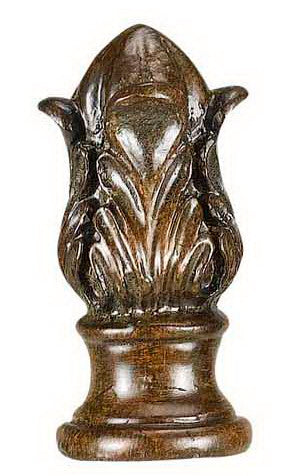 Cal Lighting FA-5010A Finial, Light Brown