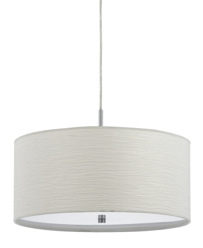Cal Lighting FX-3524/1P Two Light Pendant, Casual White