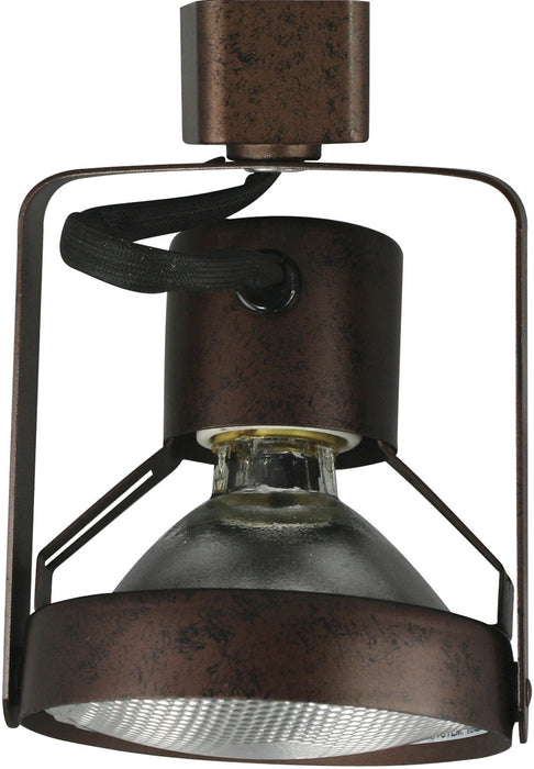 Cal Lighting HT-203-RU One Light Track Fixture, Rust