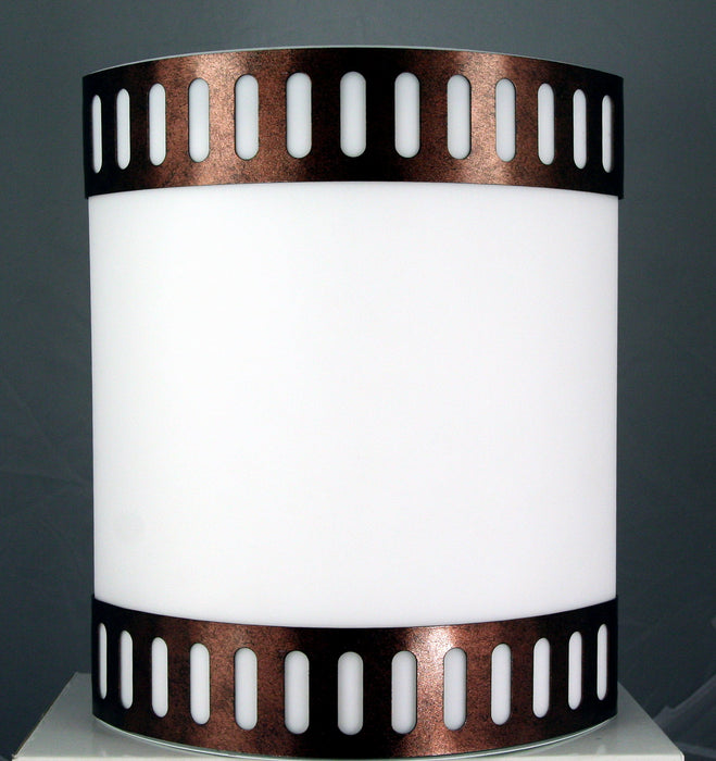 Cal Lighting LA-161-RU One Light Wall Lamp, Rust