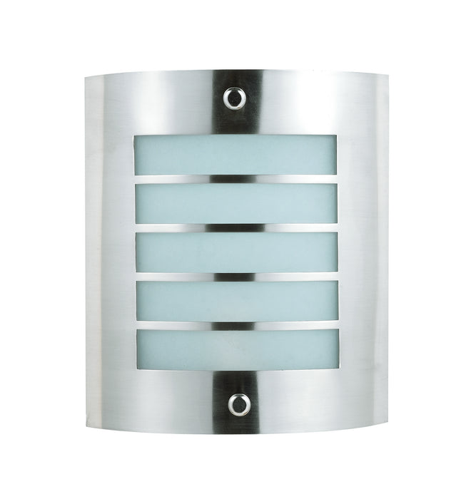 Cal Lighting LA-163-BS One Light Wall Lamp, Brushed Steel