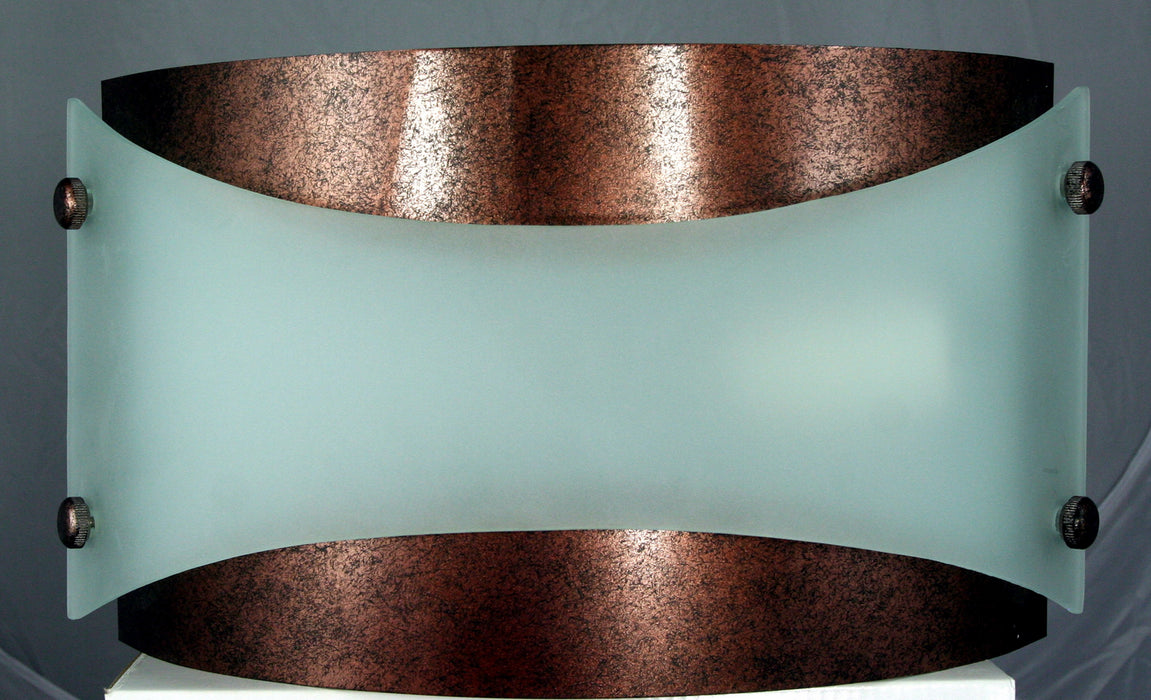 Cal Lighting LA-164-RU One Light Wall Lamp, Rust