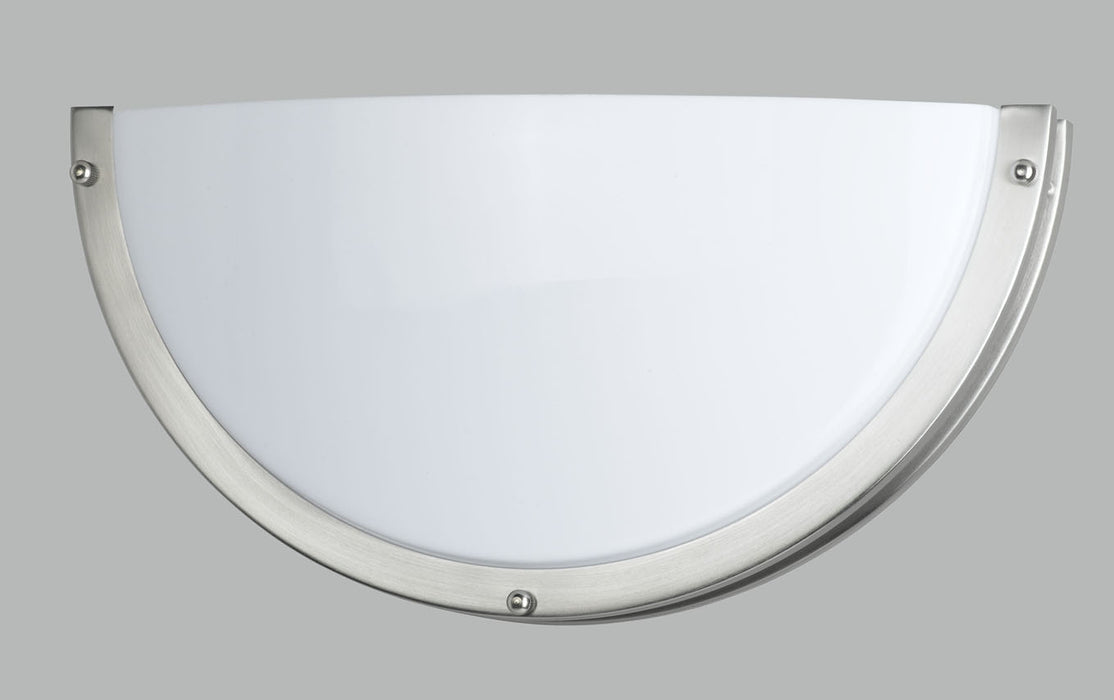 Cal Lighting LA-170-BS Two Light Wall Lamp, Brushed Steel