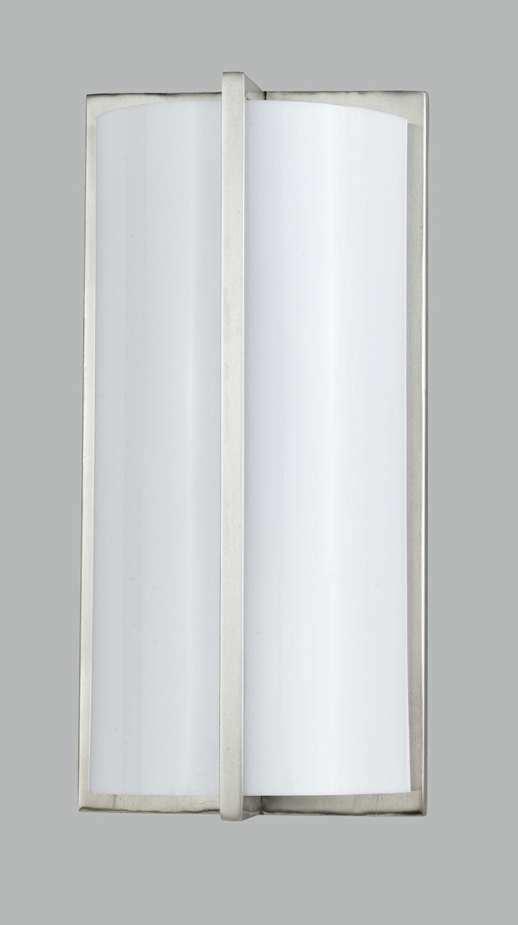 Cal Lighting LA-177-BS One Light Wall Lamp, Brushed Steel