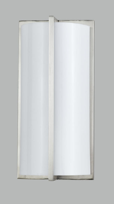 Cal Lighting LA-177-BS One Light Wall Lamp, Brushed Steel