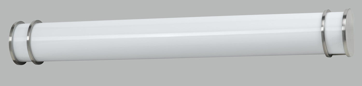 Cal Lighting LA-197M-BS Two Light Wall Lamp, Brushed Steel