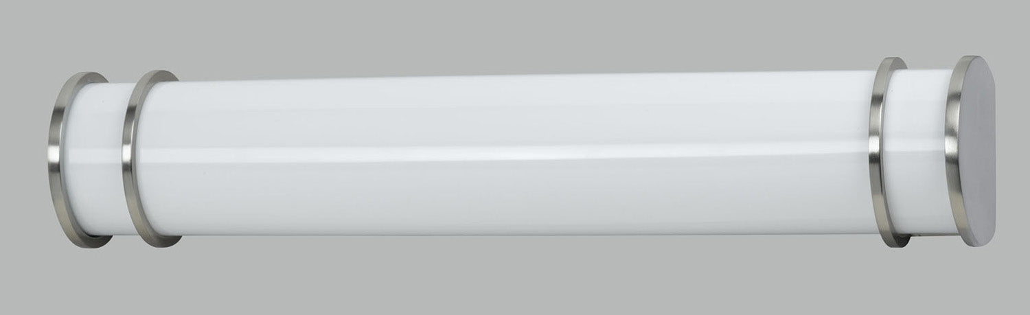 Cal Lighting LA-197S-BS Two Light Wall Lamp, Brushed Steel