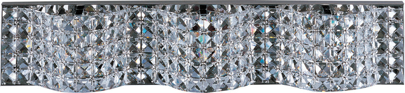 ET2 E24277-20PC Three Light Bath Vanity, Polished Chrome