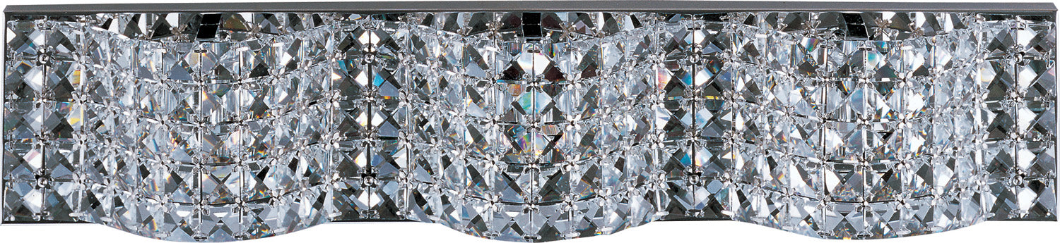 ET2 E24277-20PC Three Light Bath Vanity, Polished Chrome