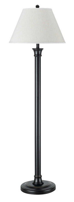 Cal Lighting LA-60007FL-1 One Light Floor Lamp, Dark Bronze