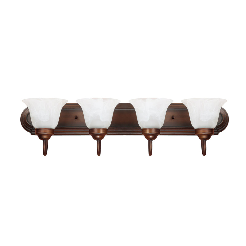 Capital Lighting 1034BB-118 Four Light Vanity, Burnished Bronze