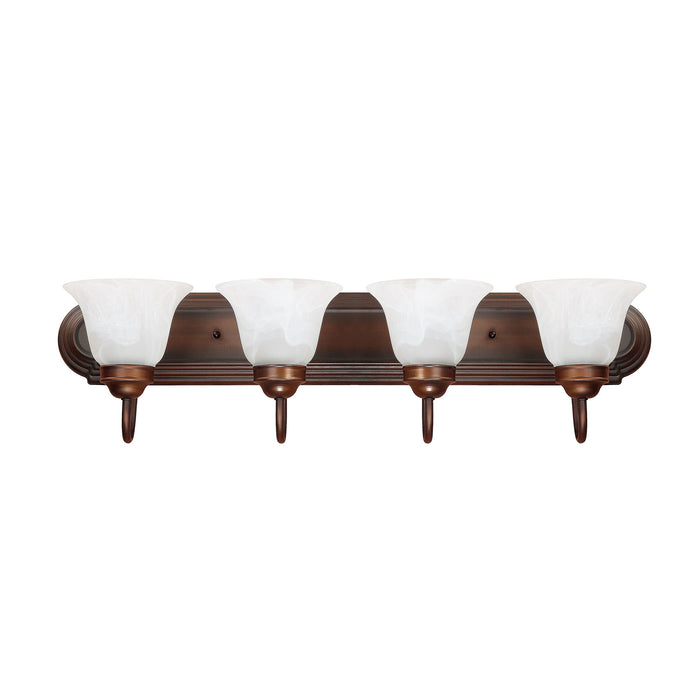Capital Lighting 1034BB-118 Four Light Vanity, Burnished Bronze
