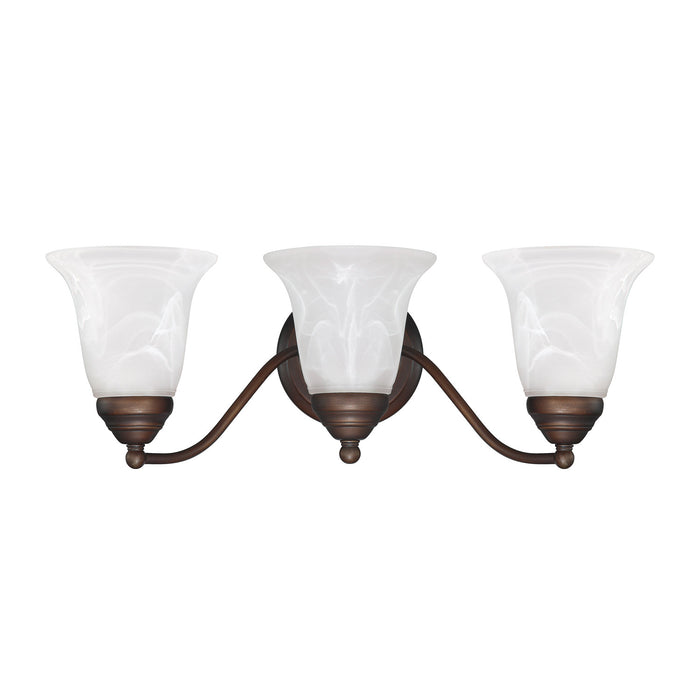 Capital Lighting 1363BB-117 Three Light Vanity, Burnished Bronze