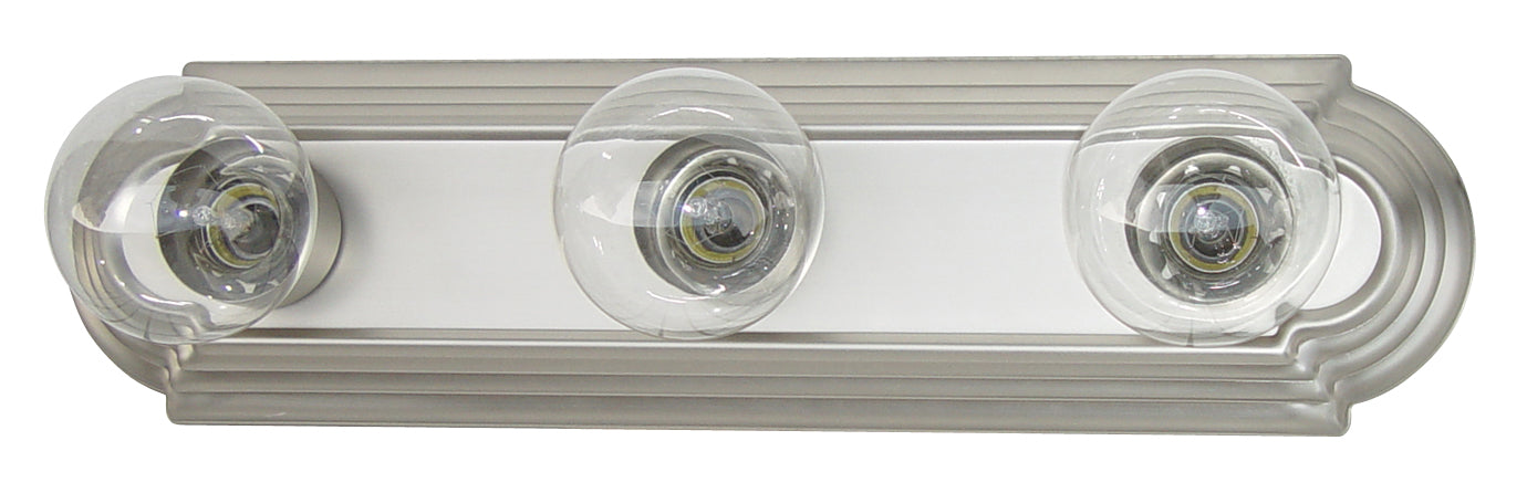 Capital Lighting 8103MN Three Light Vanity, Matte Nickel