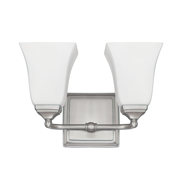 Capital Lighting 8452BN-119 Two Light Vanity, Brushed Nickel