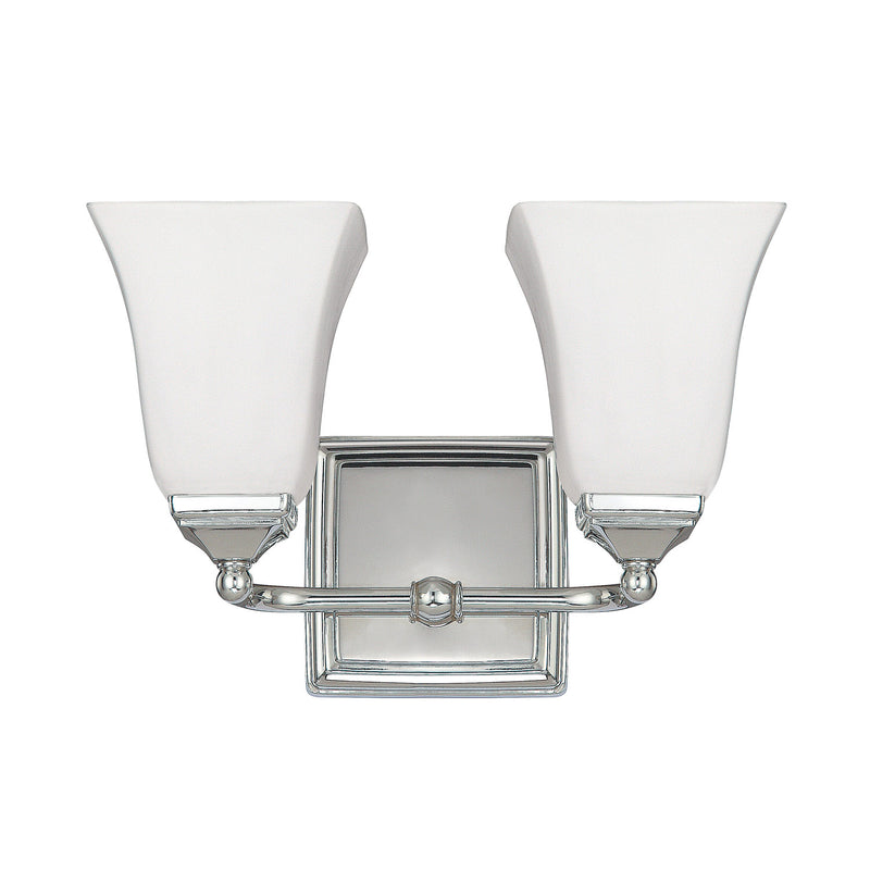 Capital Lighting 8452PN-119 Two Light Vanity, Polished Nickel