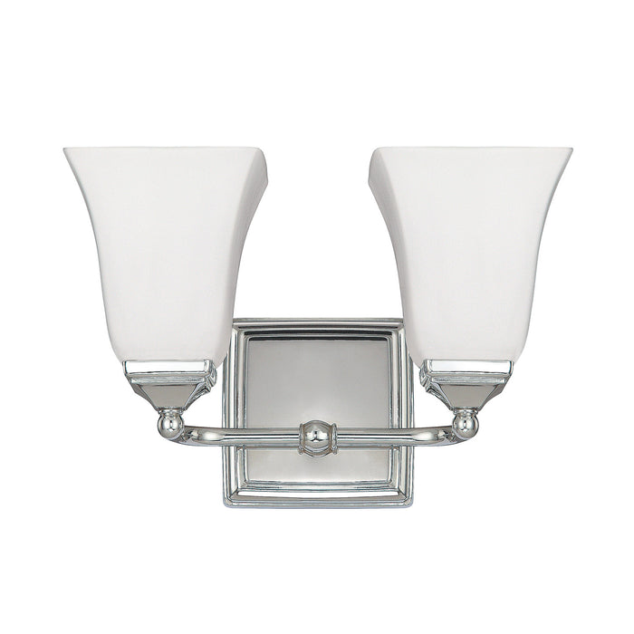 Capital Lighting 8452PN-119 Two Light Vanity, Polished Nickel