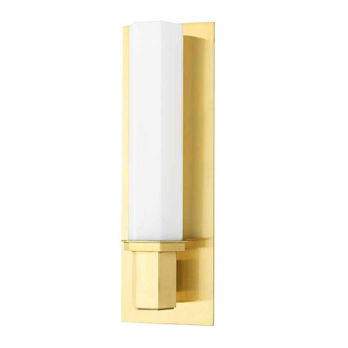 Hudson Valley 320-AGB One Light Bath Bracket, Aged Brass