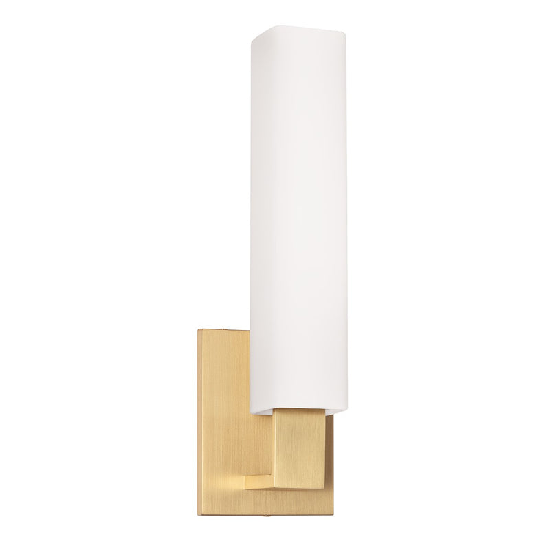 Hudson Valley 550-AGB One Light Bath Bracket, Aged Brass