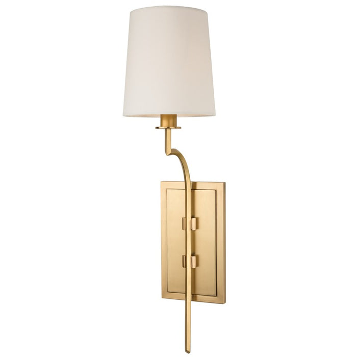 Hudson Valley 3111-AGB One Light Wall Sconce, Aged Brass