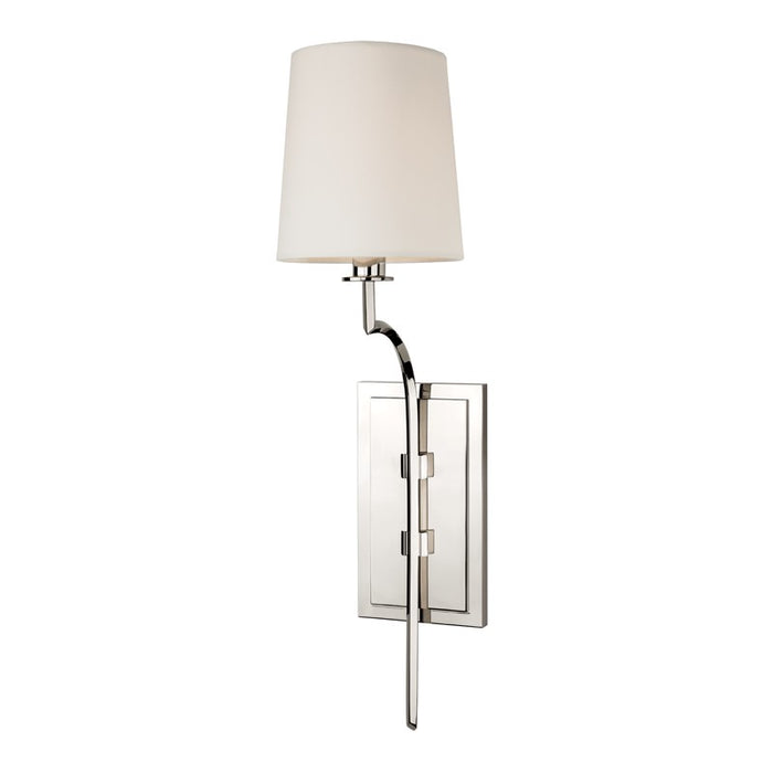 Hudson Valley 3111-PN One Light Wall Sconce, Polished Nickel