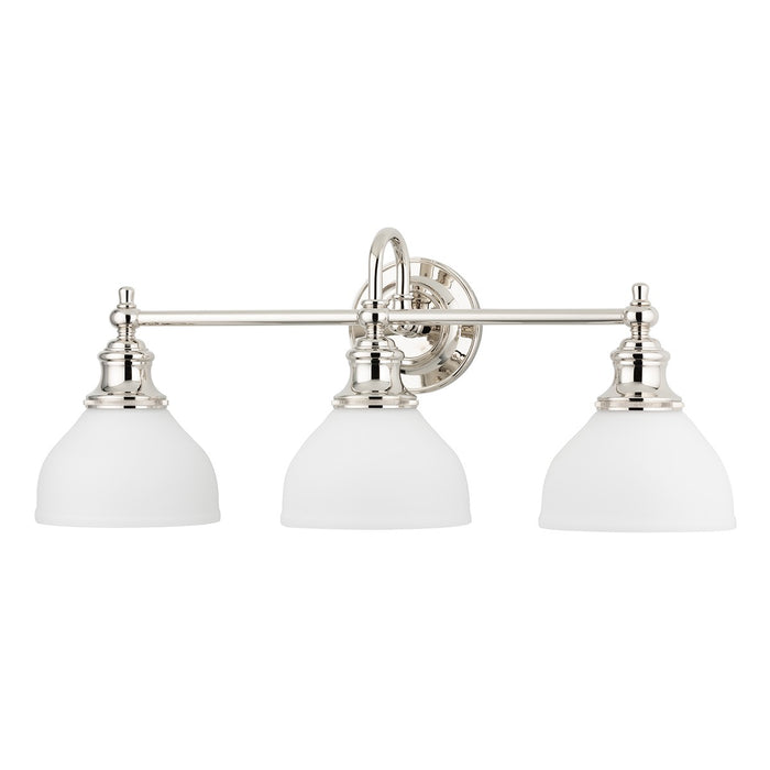 Hudson Valley 5903-PN Three Light Bath Bracket, Polished Nickel