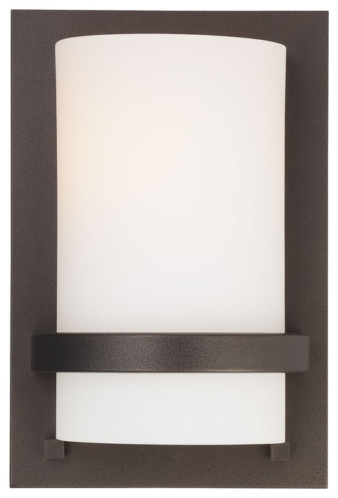 Minka-Lavery 342-172 One Light Wall Sconce, Smoked Iron