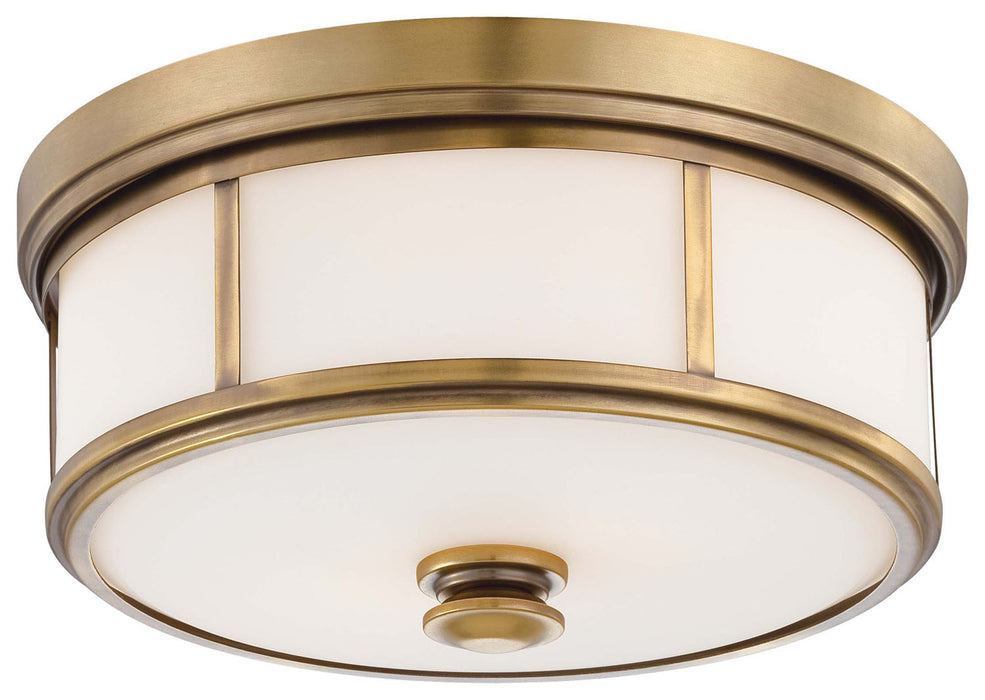 Minka-Lavery 4365-249 Two Light Flush Mount, Liberty Gold
