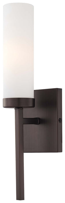 Minka-Lavery 4460-647 One Light Wall Sconce, Copper Bronze Patina