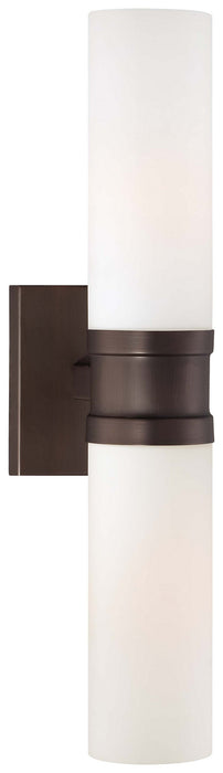 Minka-Lavery 4462-647 Two Light Wall Sconce, Copper Bronze Patina
