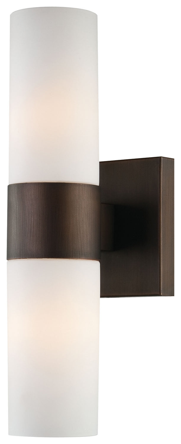 Minka-Lavery 6212-647 Two Light Wall Sconce, Copper Bronze Patina