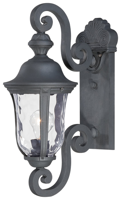 Minka-Lavery 8990-66 One Light Outdoor Wall Mount, Coal