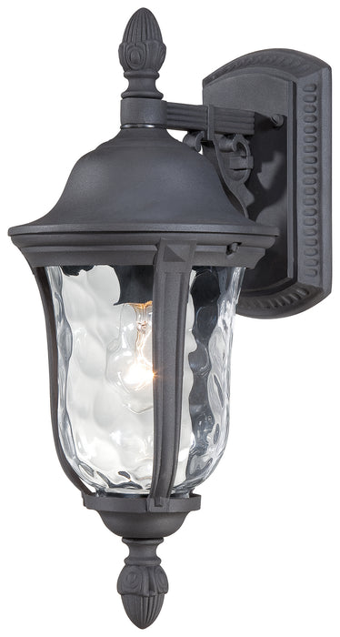 Minka-Lavery 8997-66 One Light Outdoor Semiwall Mount, Coal
