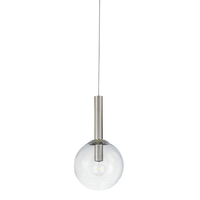 Sonneman 3762.35 One Light Pendant, Polished Nickel