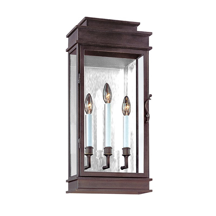 Troy Lighting B2973-VBZ Three Light Wall Lantern, Vintage Bronze