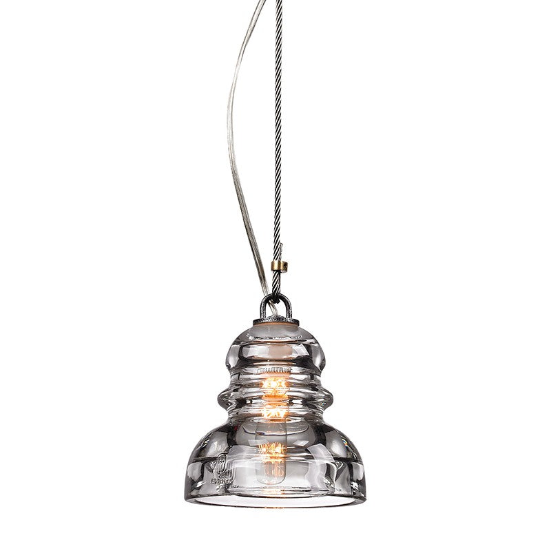 Troy Lighting F3132-OS One Light Pendant, Old Silver