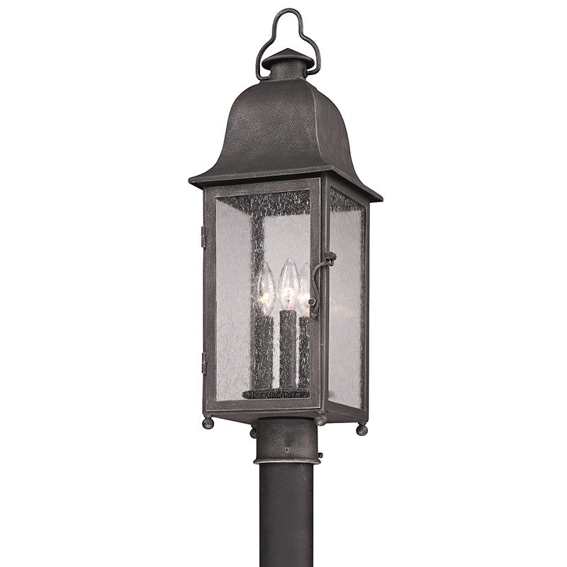 Troy Lighting P3215-VBZ Three Light Post Lantern, Vintage Bronze