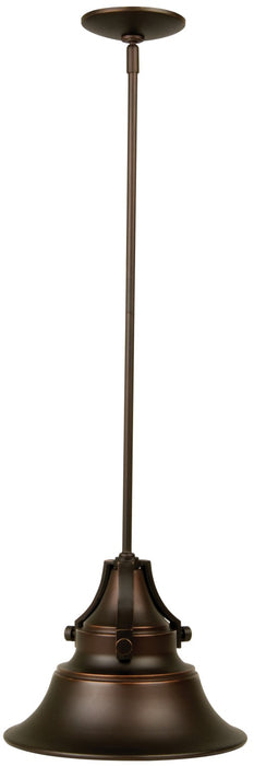 Craftmade Z4401-OBG One Light Pendant, Oiled Bronze Gilded